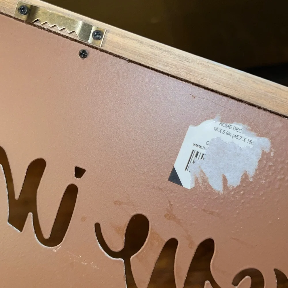 ⭐️Rustic Blue 'Grow in Grace' Wall Decor Hanging Sign 18x5.9in - Picture 4 of 6